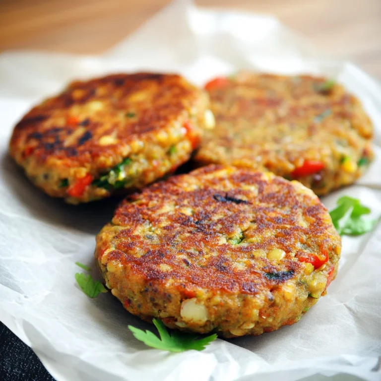 Spicy Vegan Lentil Cakes