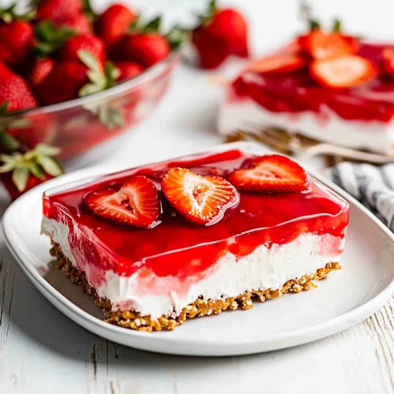 Strawberry Pretzel Jello Salad Recipe