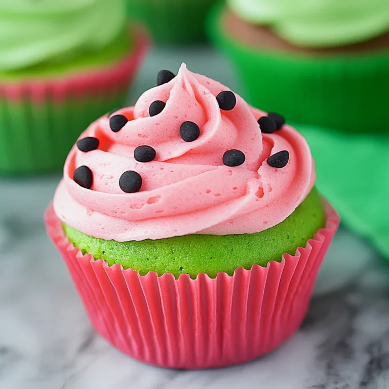 Watermelon Cupcakes
