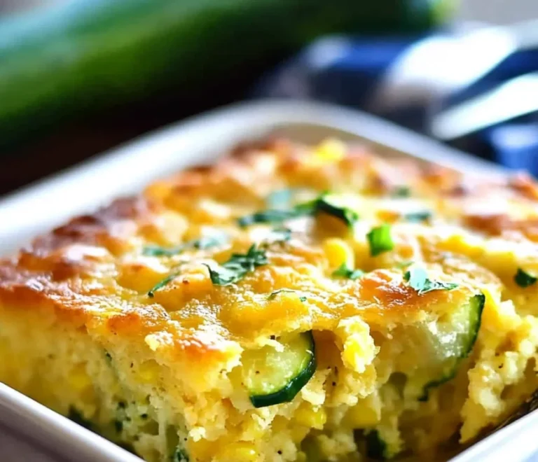Zucchini Cornbread Casserole