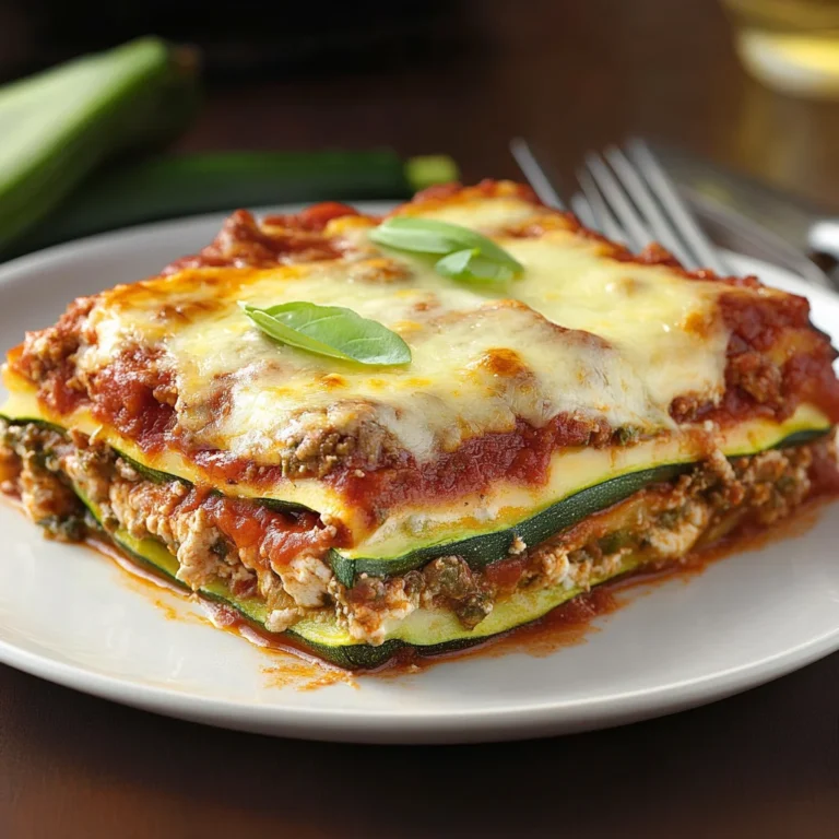 Zucchini Lasagna Recipe