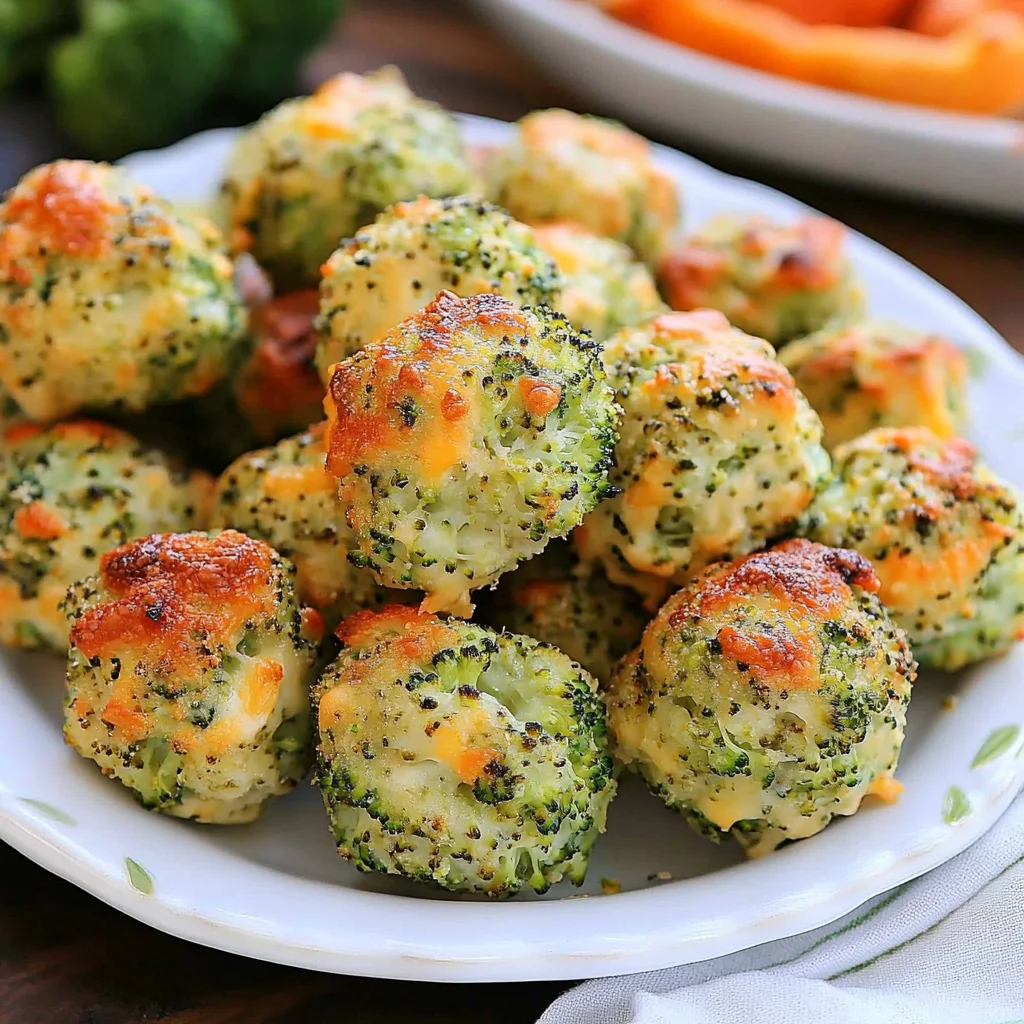 Baked Broccoli Cheese Balls