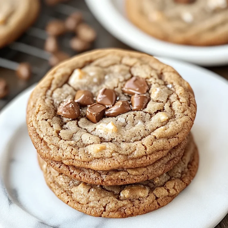 Brown Butter Coffee Toffee Cookies
