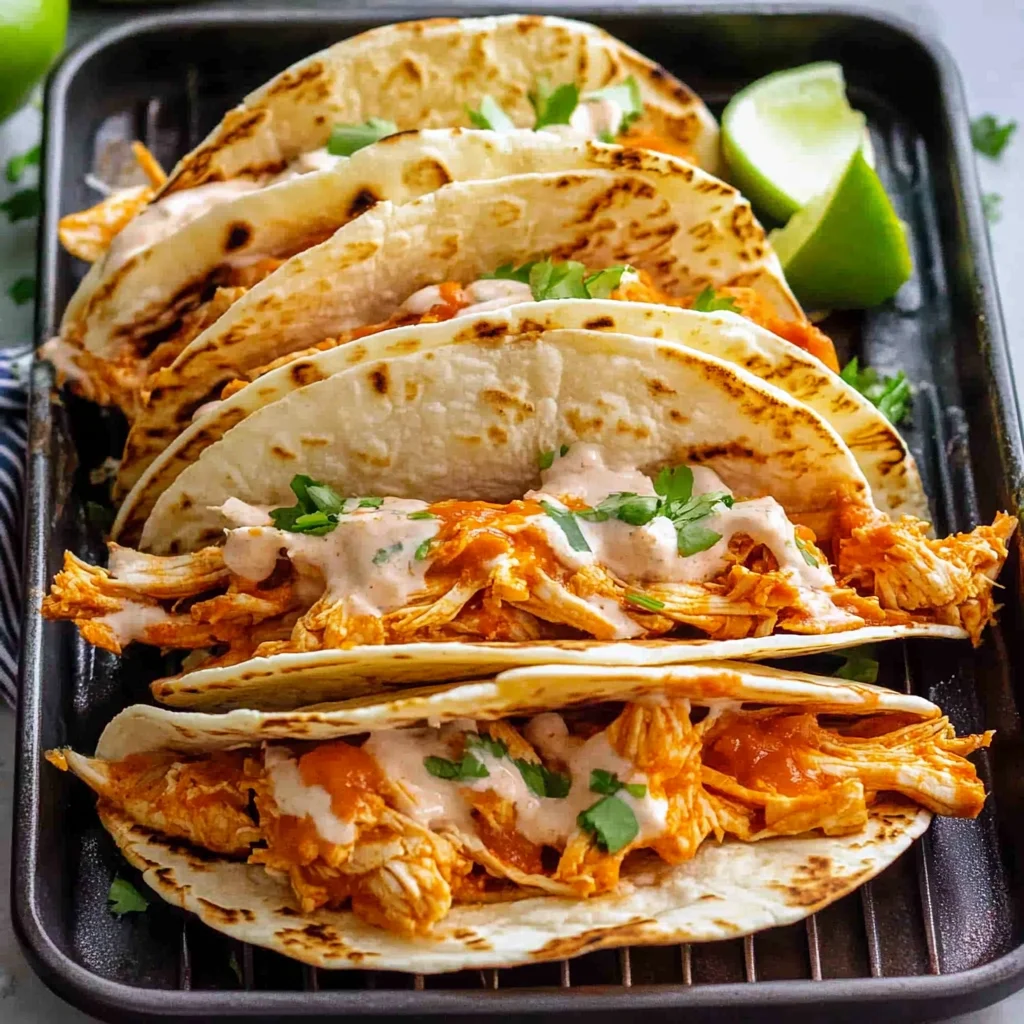 Buffalo Chicken Tacos Recipe