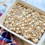 Cake Batter Rice Krispie Treats