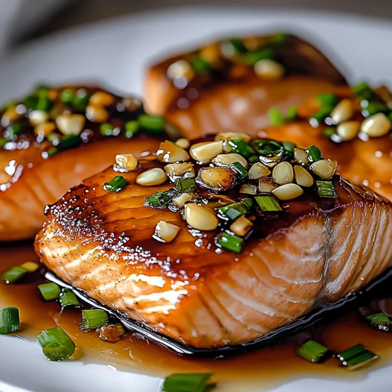 Easy Crispy Honey Garlic Glazed Salmon Recipe