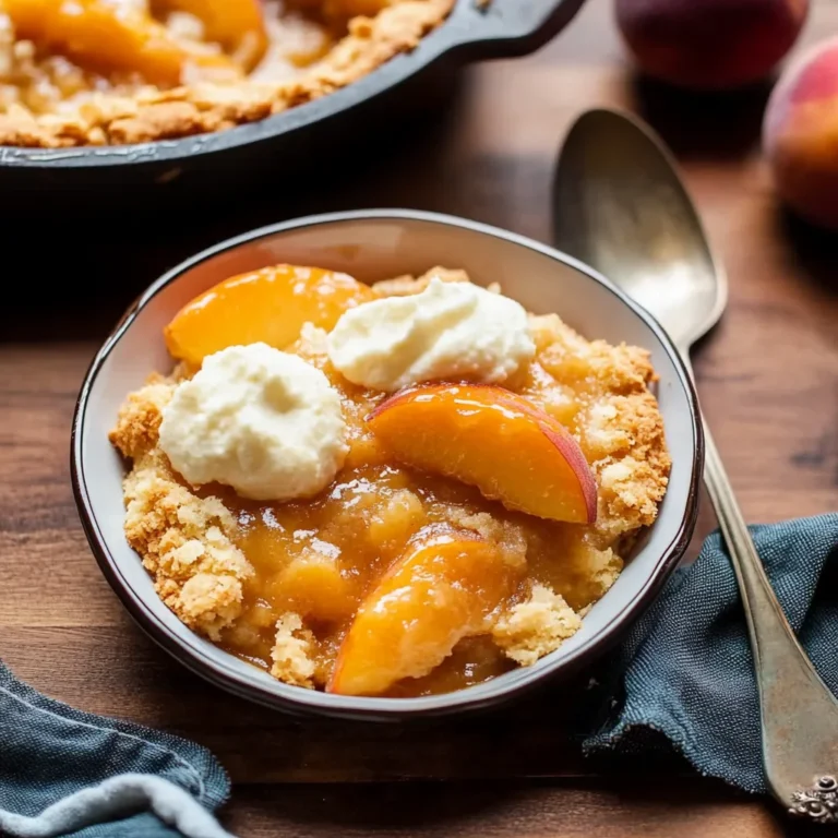 Fresh Peach Cobbler Recipe