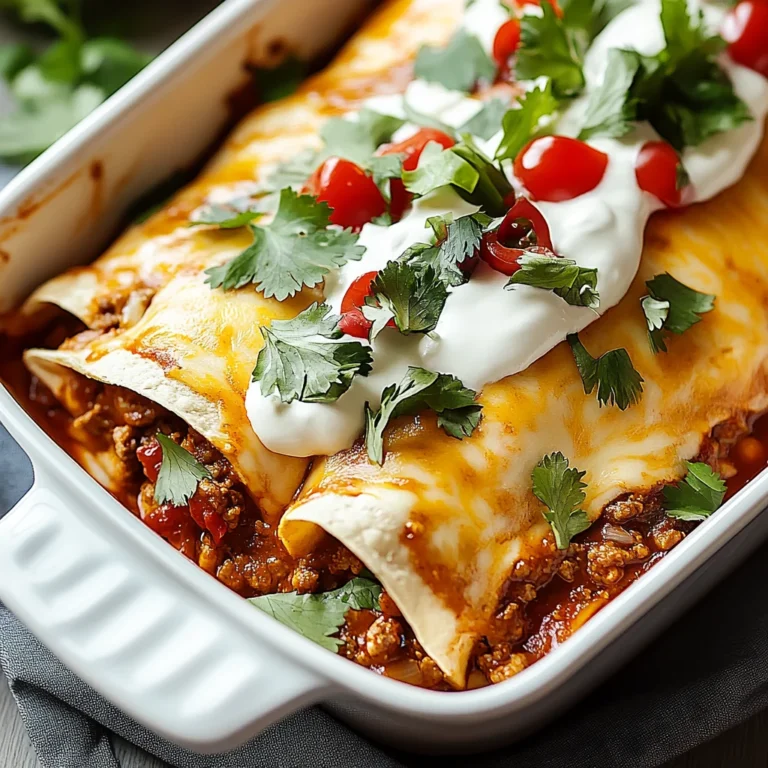Ground Beef Enchiladas