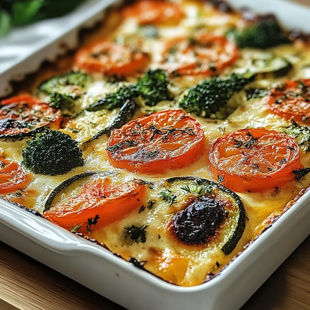 High-Protein Cottage Cheese Veggie Bake Recipe