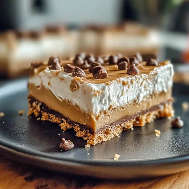 No Bake Peanut Butter Cheesecake Bars