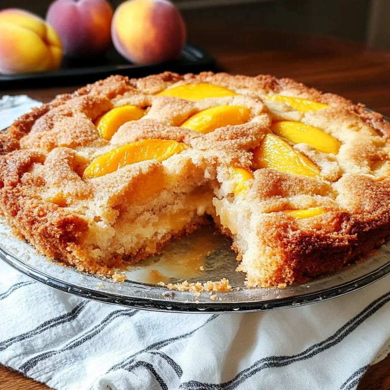 Peach Coffee Cake
