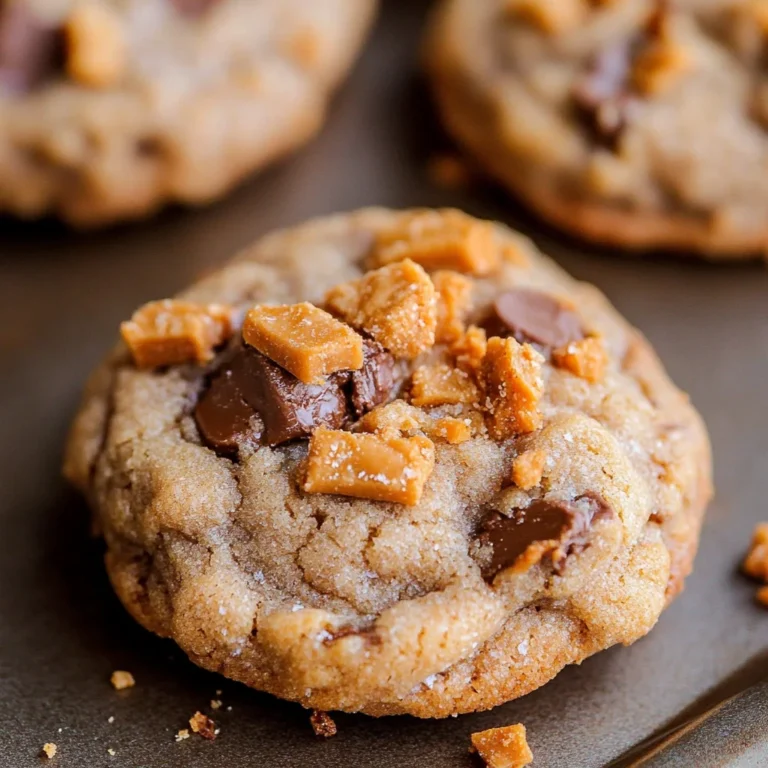 Peanut Butter Butterfinger Cookies