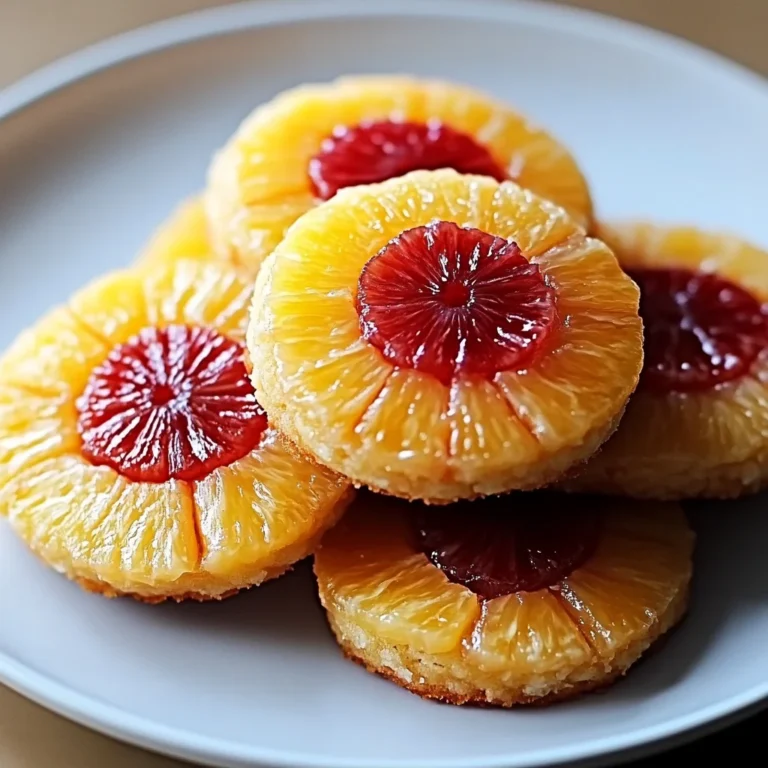 Pineapple Upside-Down Cookies: A Fun Twist on a Classic Dessert