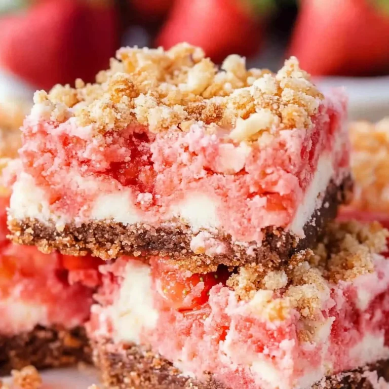 Strawberry Crunch Brownies