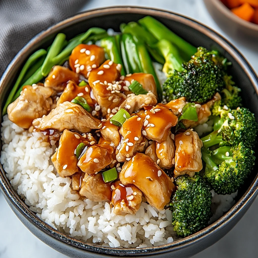 Teriyaki Chicken Rice Bowl