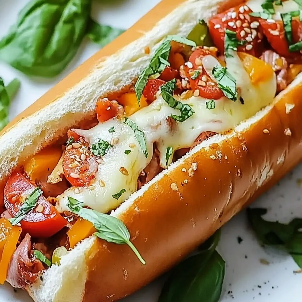 Baked Italian Grinder Sandwiches