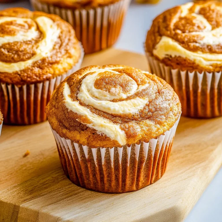 Best Swirled Pumpkin Cream Cheese Muffins