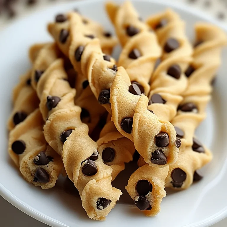 Chocolate Chip Cookie Dough Twists