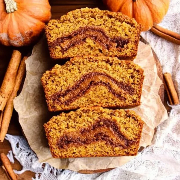Cinnamon Swirl Pumpkin Bread Mini Loaves