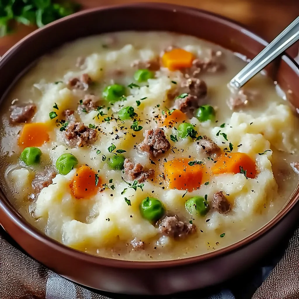 Comforting Shepherd's Pie Soup Recipe