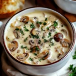 Cottage Cheese Mushroom Soup