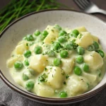 Creamed Peas and Potatoes