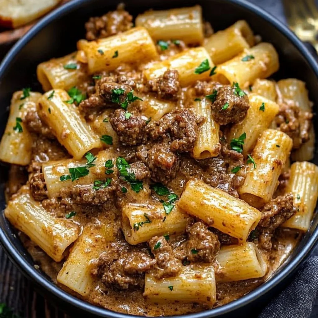 Creamy Beef Pasta Recipe