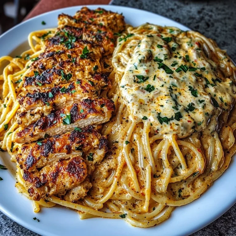 Creamy Cajun Chicken Spaghetti