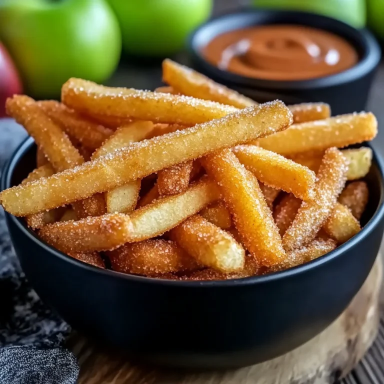 Crispy Air Fryer Apple Fries