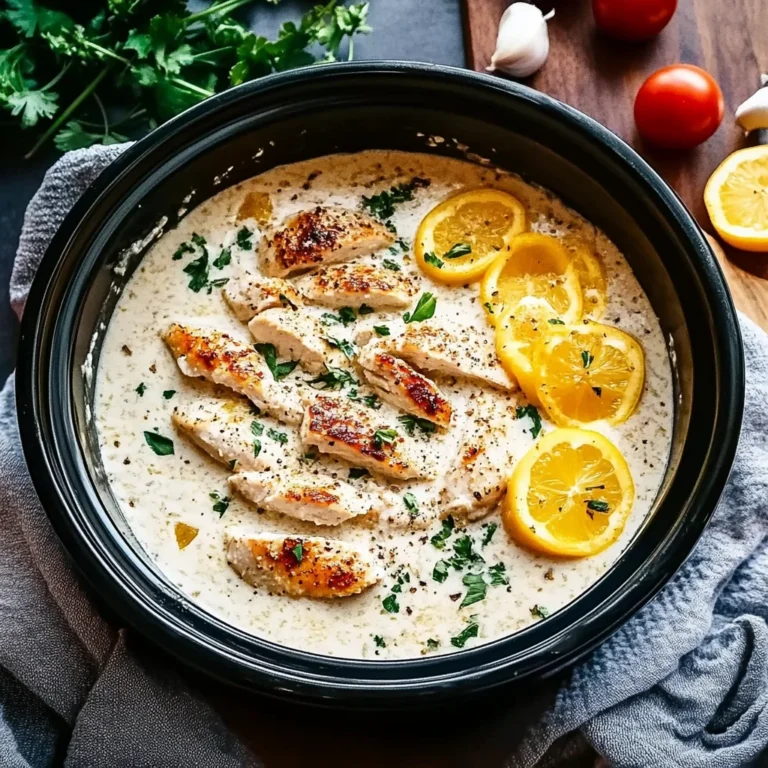 Crockpot Creamy Garlic Parmesan Chicken