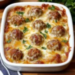 Dump-and-Bake Meatball Casserole