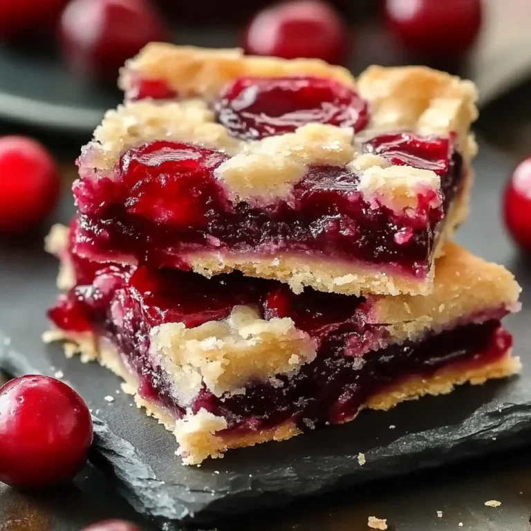 Easy Cherry Pie Bars: A Simple Cherry Dessert to Savor