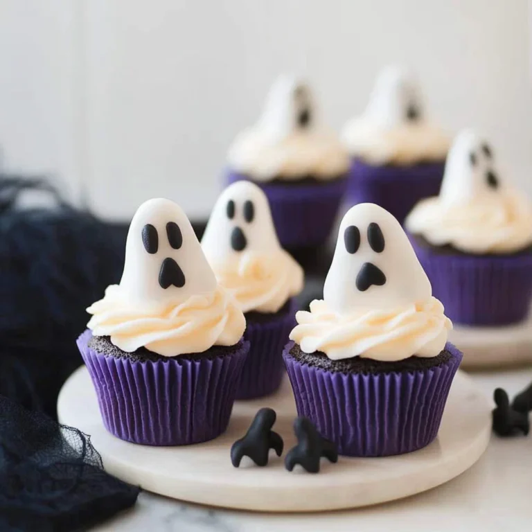 Halloween Ghost Cupcakes