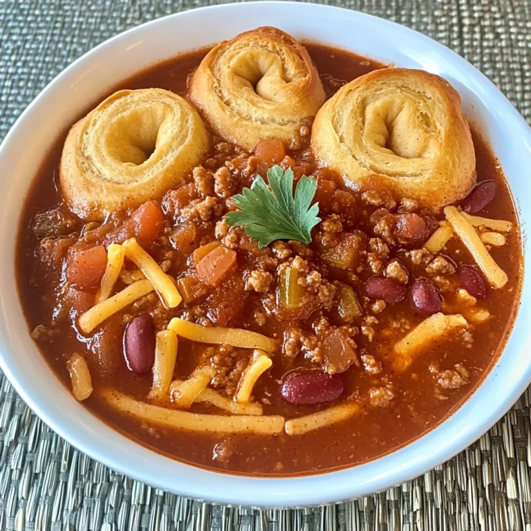 Hillbilly Chili and Cinnamon Rolls