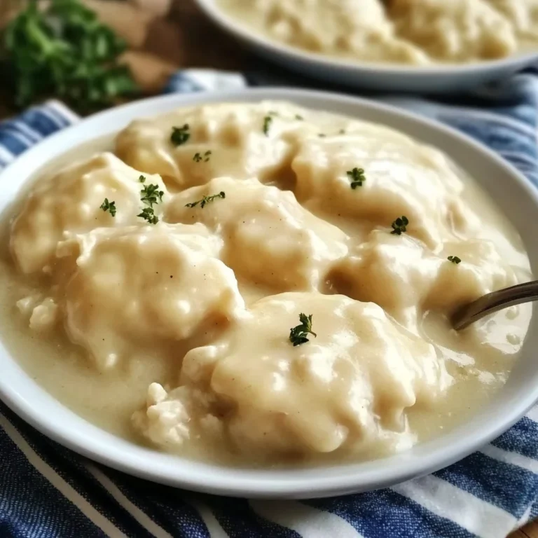 Homemade Cracker Barrel-Style Chicken and Dumplings