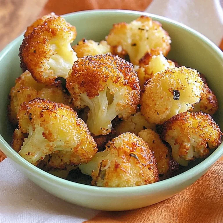 Parmesan Cauliflower Bites - Just 5 Ingredients