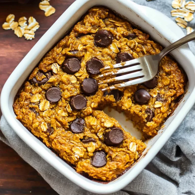 Pumpkin Baked Oatmeal