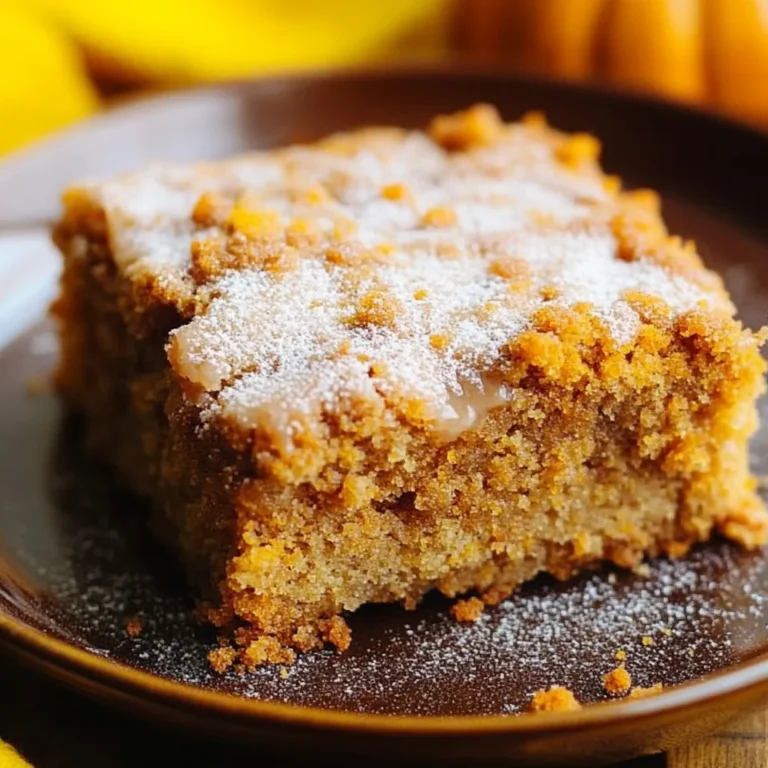 Pumpkin Coffee Cake