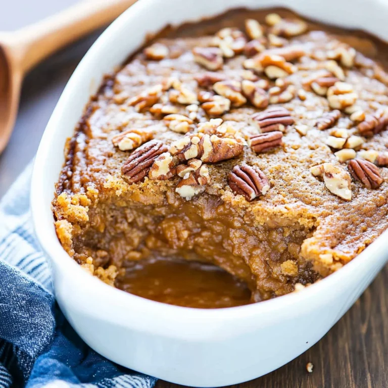 Pumpkin Pecan Cobbler