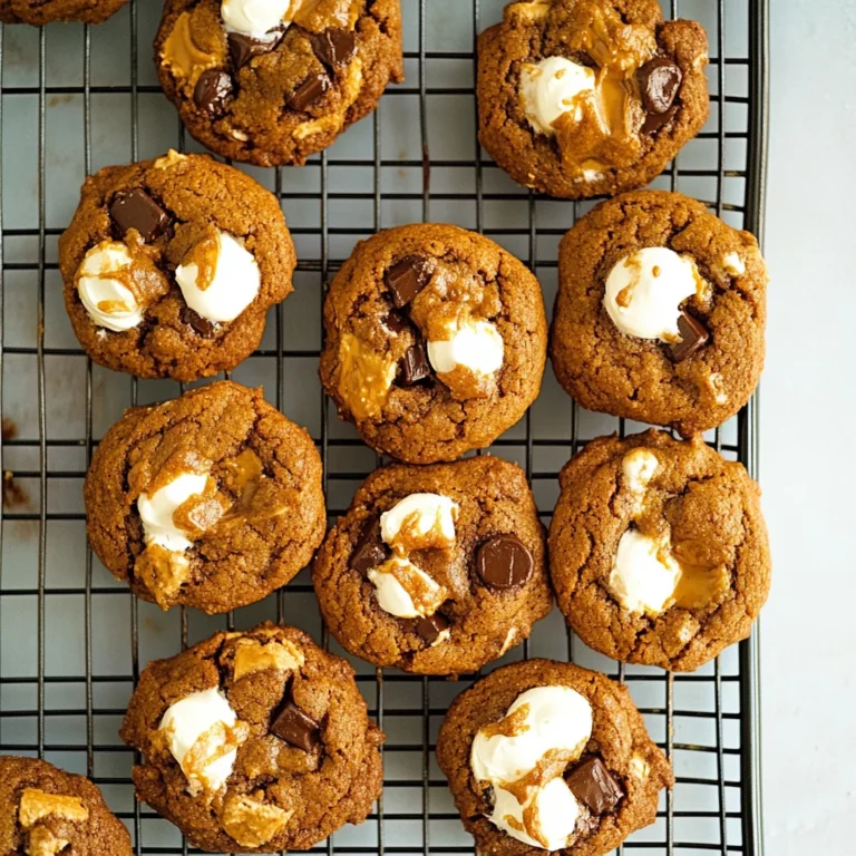 Pumpkin S'mores Cookies