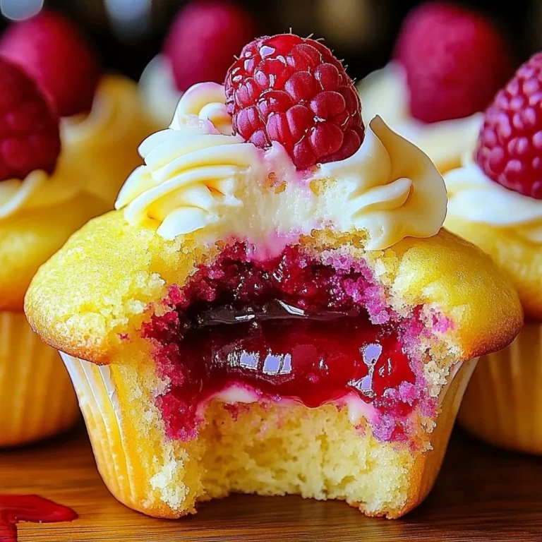 Raspberry Lemon Heaven Cupcakes