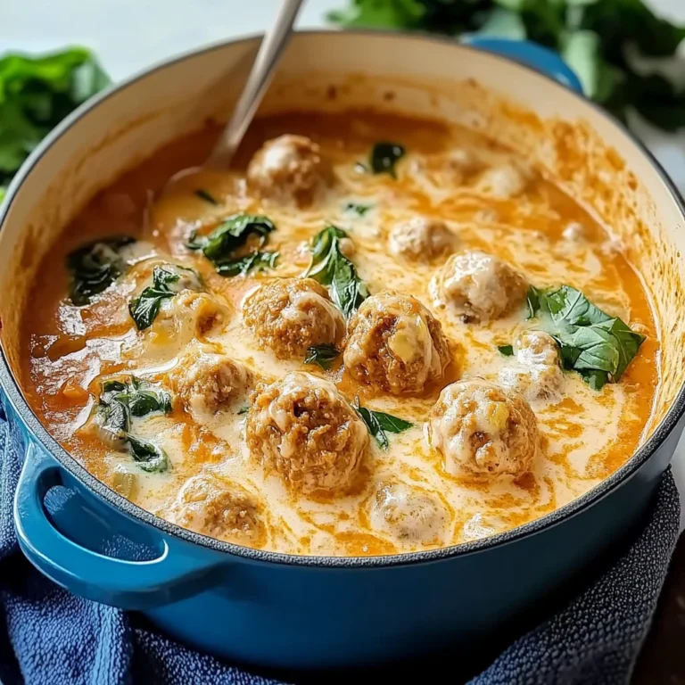 Savor the Comfort: Creamy Italian Meatball Soup to Warm Your Soul