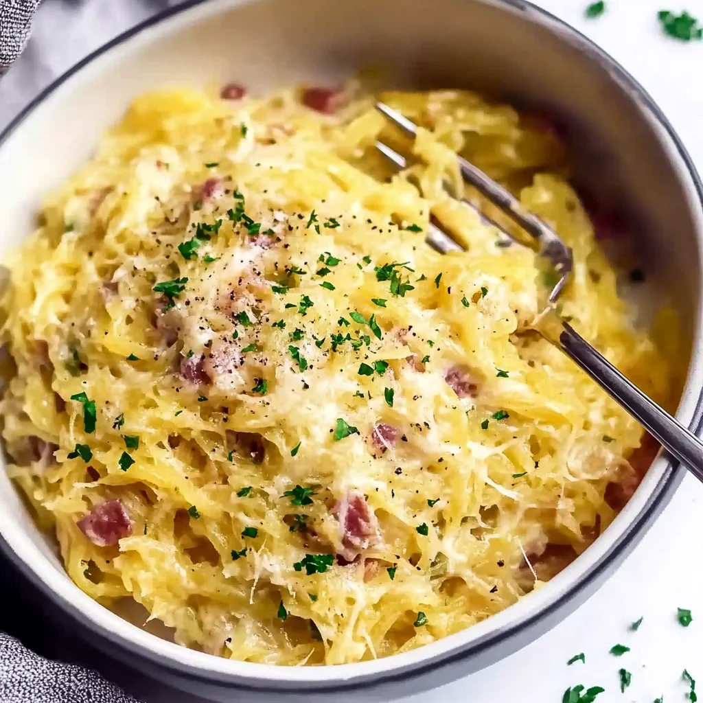 Spaghetti Squash Carbonara