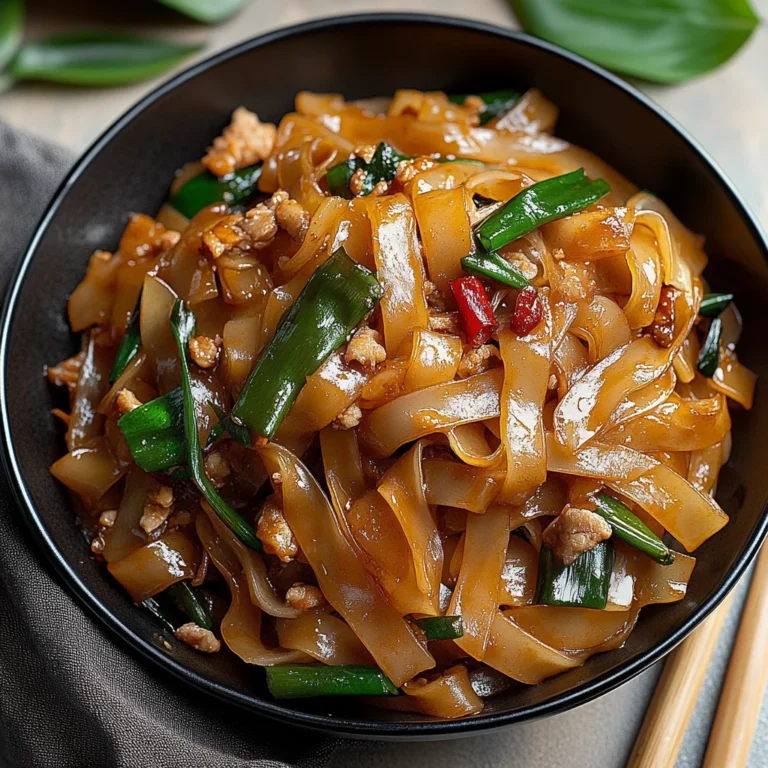 Street Style Thai Drunken Noodles