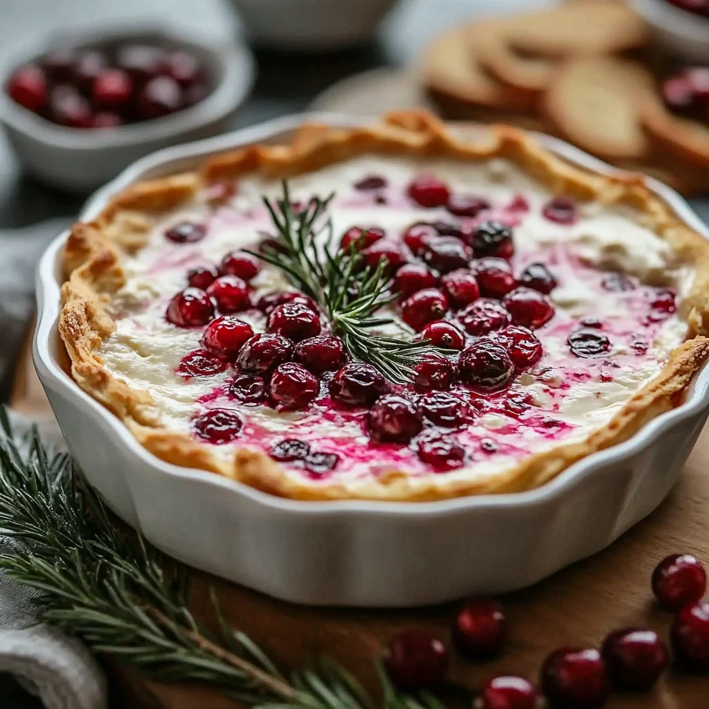 Baked Cranberry Cream Cheese Dip