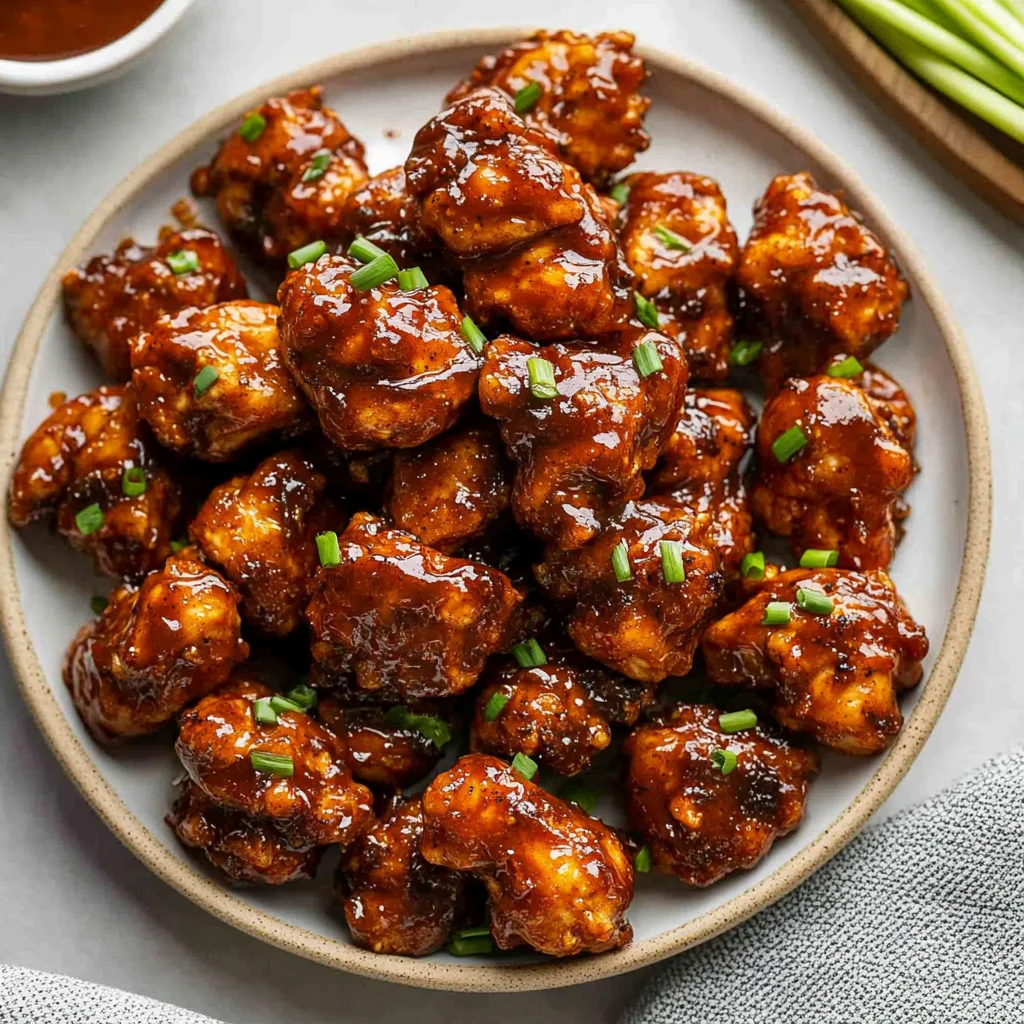 Baked Honey BBQ Chicken Bites