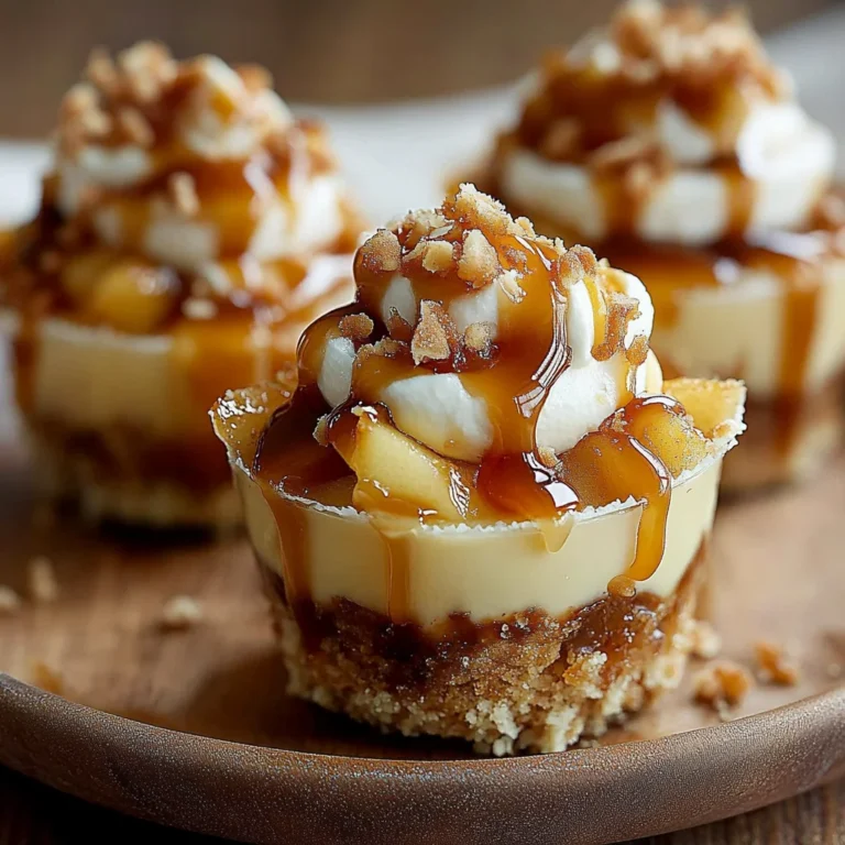 Caramel Apple Dessert Cups
