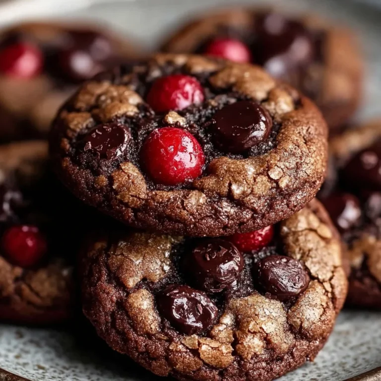 Cherry Chocolate Cookies Treats