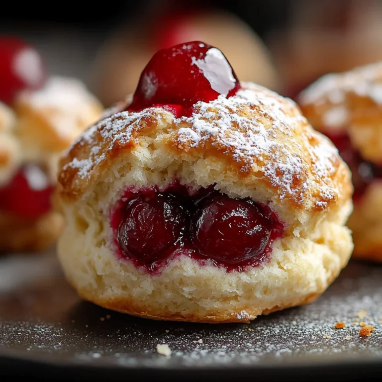 Cherry Pie Bombs Biscuits