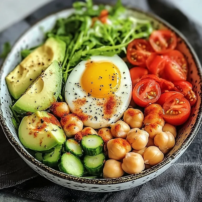 Chickpea & Egg Power Bowl